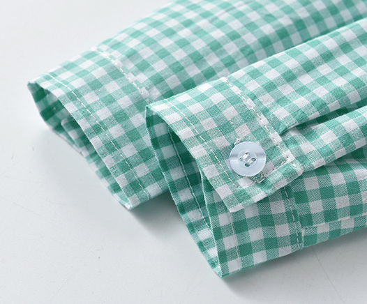 Plaid Two-Piece Outfit – Baby Boy Set    Mimou Babywear