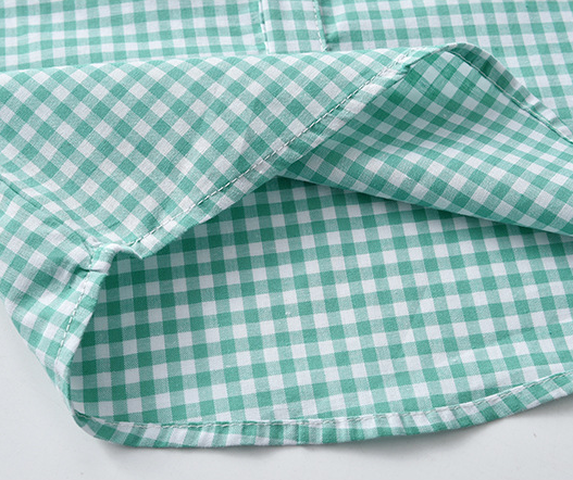 Plaid Two-Piece Outfit – Baby Boy Set    Mimou Babywear