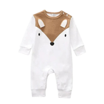 Playful Animal Print Bodysuit (0-24 Months)   Grey / 18-24M Mimou Babywear