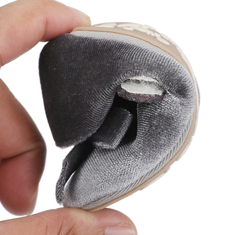 Princess Dress Shoes – Soft Flannel Baby Girl Toddler Shoes    Mimou Babywear