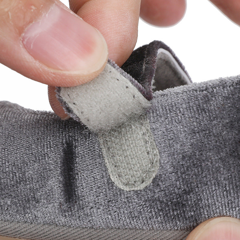 Princess Dress Shoes – Soft Flannel Baby Girl Toddler Shoes    Mimou Babywear