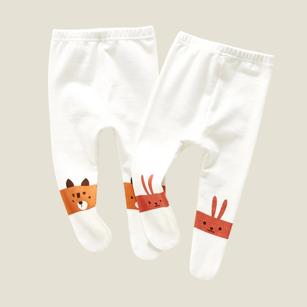 Rabbit & Bear Cotton Leggings (6M-3Y)    Mimou Babywear