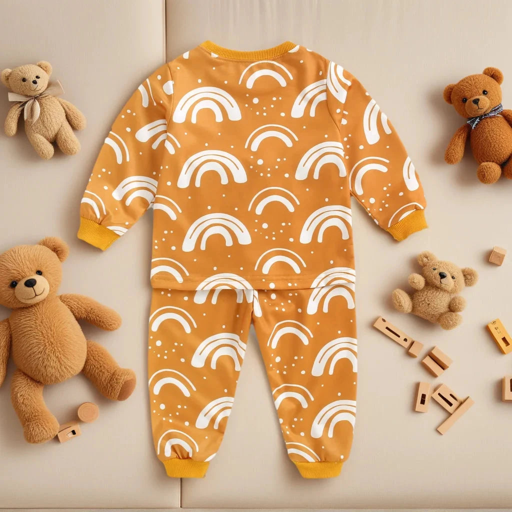 Rainbow Baby 2-Piece Set – Long-Sleeve Top & Comfy Pants   DBCW2484 / 2-3T Mimou Babywear