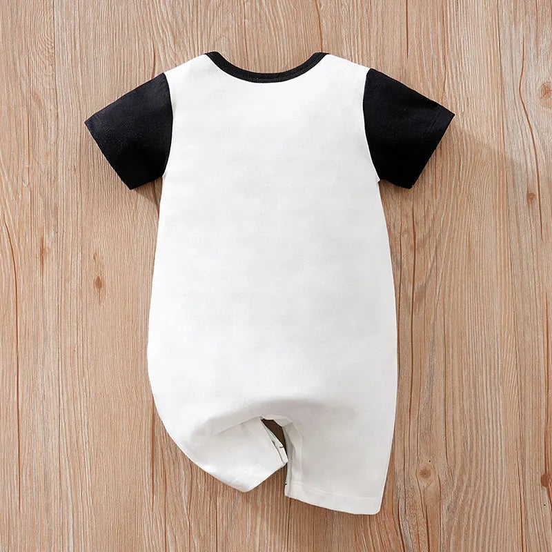 Koala & Coconut Palm Romper – Short Sleeve Unisex Bodysuit (0–18M)    Mimou Babywear