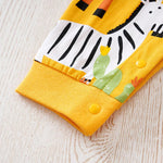 Feel So Good Safari Romper – Long Sleeve Cotton Jumpsuit (0–18M)    Mimou Babywear