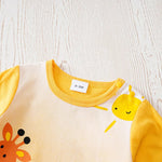 Feel So Good Safari Romper – Long Sleeve Cotton Jumpsuit (0–18M)    Mimou Babywear