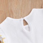 Safari Friends Baby Romper – Soft Cotton Sleeveless Outfit (0–18M)    Mimou Babywear