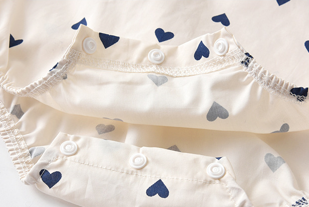 Sleeveless Cotton Romper – Baby Jumpsuit    Mimou Babywear