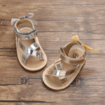 Soft Bottom Bow Sandals (0-18M)    Mimou Babywear