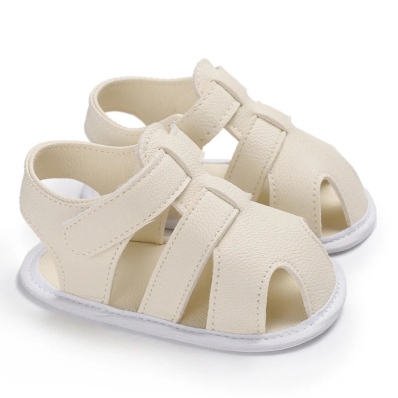 Soft Cotton Non-Slip Sandals (0-12M)    Mimou Babywear