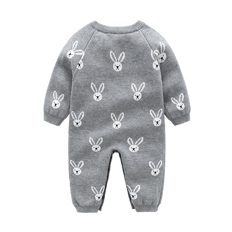 Soft Knit Romper & Hat Set (2-Piece, 0-12M)    Mimou Babywear