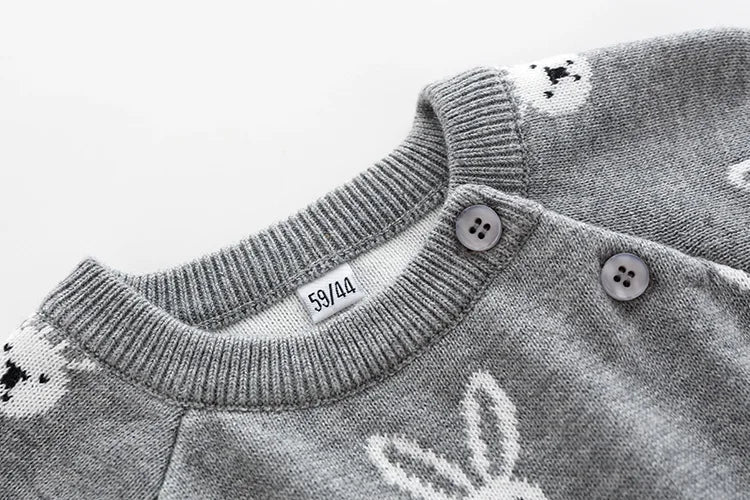 Soft Knit Romper & Hat Set (2-Piece, 0-12M)    Mimou Babywear