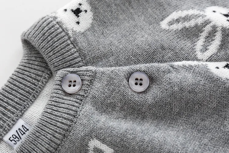 Soft Knit Romper & Hat Set (2-Piece, 0-12M)    Mimou Babywear