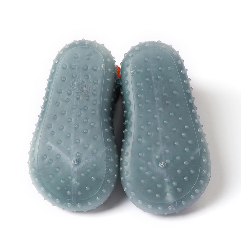 Soft-Sole Indoor Baby Shoes – Breathable Non-Slip Floor Socks for Toddlers    Mimou Babywear