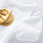 Summer Romper & Shorts Set (4-Piece, 0-12M)    Mimou Babywear