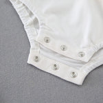 Sunny Yellow Summer Romper (0-18M)    Mimou Babywear