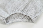 Textured Cotton Summer Romper (0-24M)    Mimou Babywear