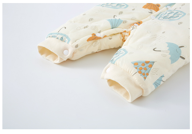 Thickened Cotton Baby Onesie – Warm Long Sleeve Romper for Winter & Early Spring    Mimou Babywear