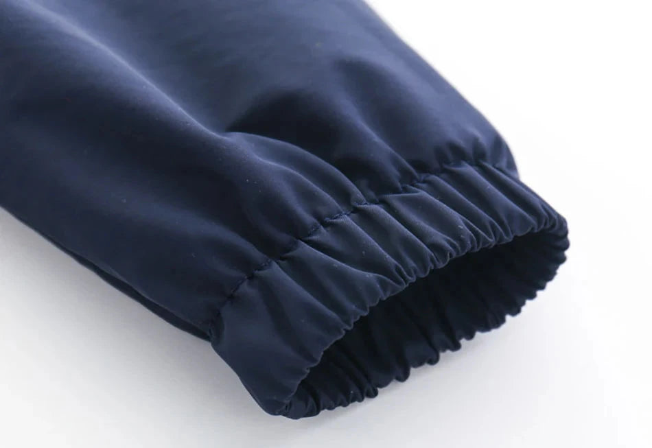 Toddler Fleece-Lined Hooded Jacket – Warm Windbreaker with Pockets (18–36M)    Mimou Babywear