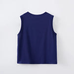 "True Story" Teddy Bear Kids Sleeveless Vest – Cool Graphic Cotton Tank Top (9–36M)    Mimou Babywear