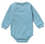 Waffle Cotton Long-Sleeve Baby Onesie – All-Season Unisex Romper    Mimou Babywear
