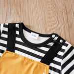 Zebra Baby Short Sleeve Romper with 3D Detail (0–18M)    Mimou Babywear
