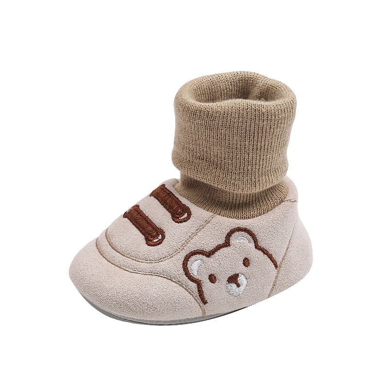 Anti - Slip Cotton Booties & Socks (0 - 12 Months) - Mimou Babywear