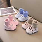 Anti - Slip Cotton Booties & Socks (0 - 12 Months) - Mimou Babywear