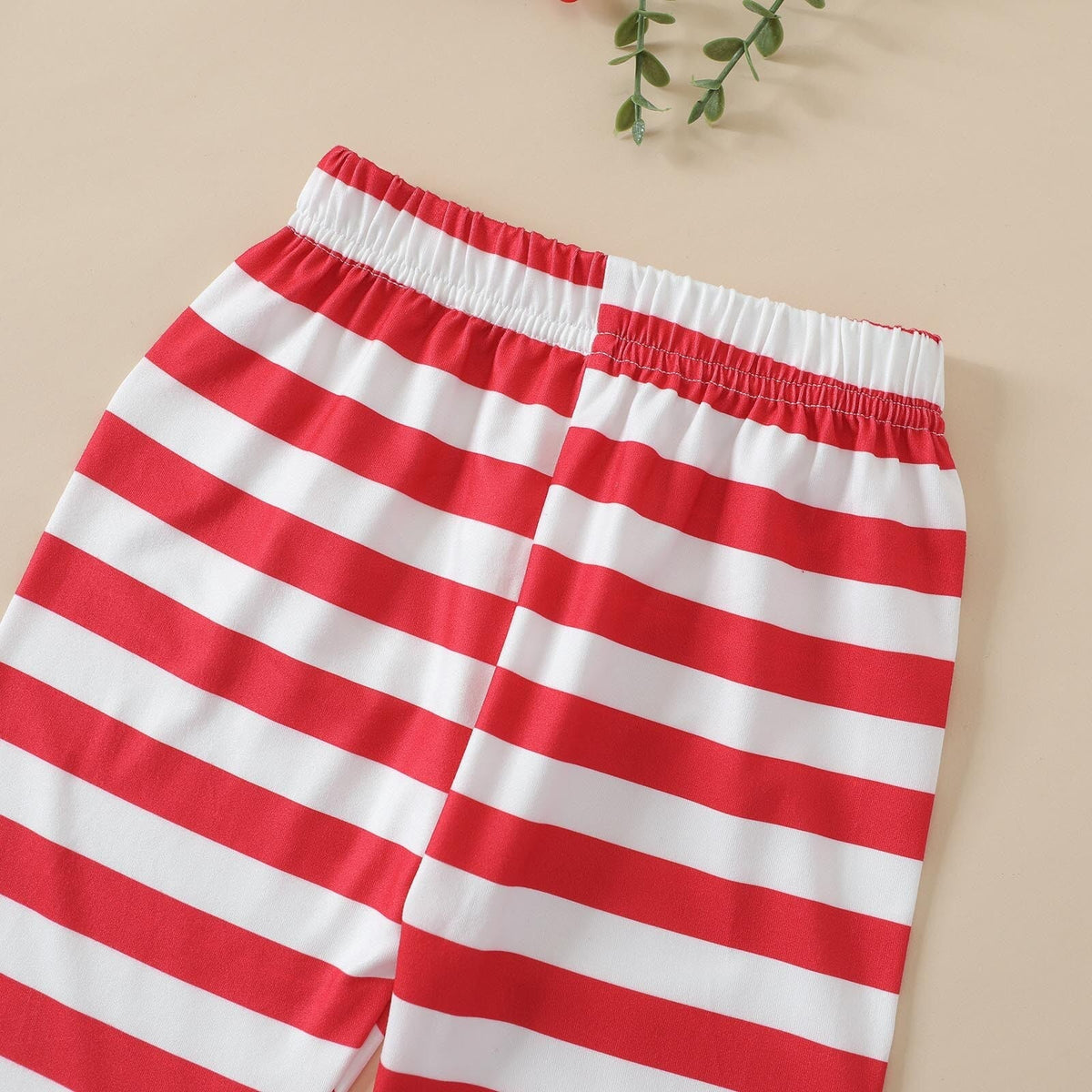 Baby Christmas Santa Outfit Set – Top, Pants & Bib (6 - 36M) - Mimou Babywear