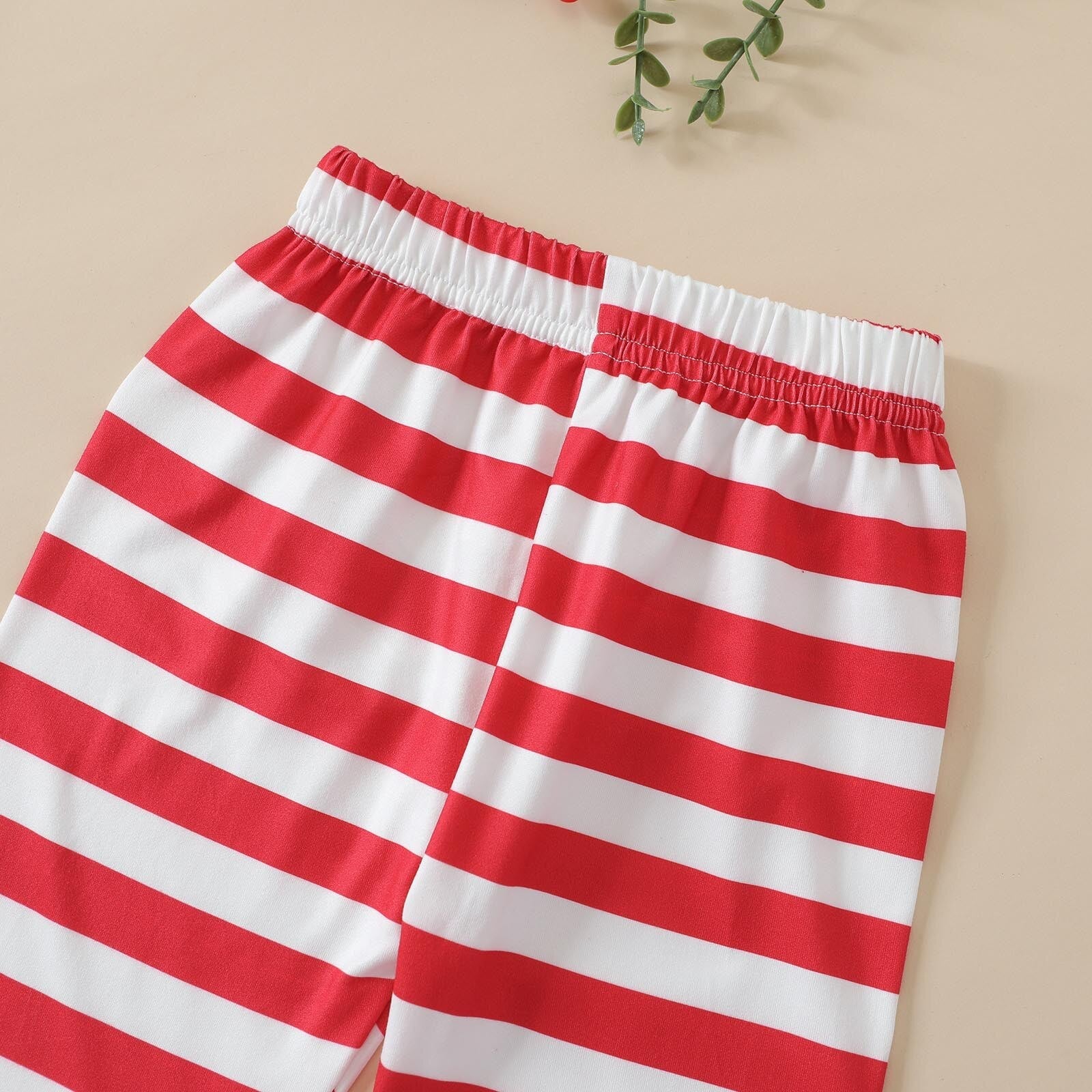 Baby Christmas Santa Outfit Set – Top, Pants & Bib (6 - 36M) - Mimou Babywear