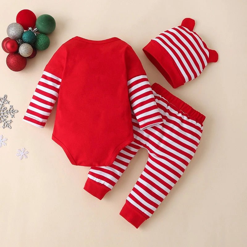 Baby “My First Christmas” Deer Outfit Set (0 - 24M) - Mimou Babywear