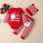 Baby “My First Christmas” Deer Outfit Set (0 - 24M) - Mimou Babywear