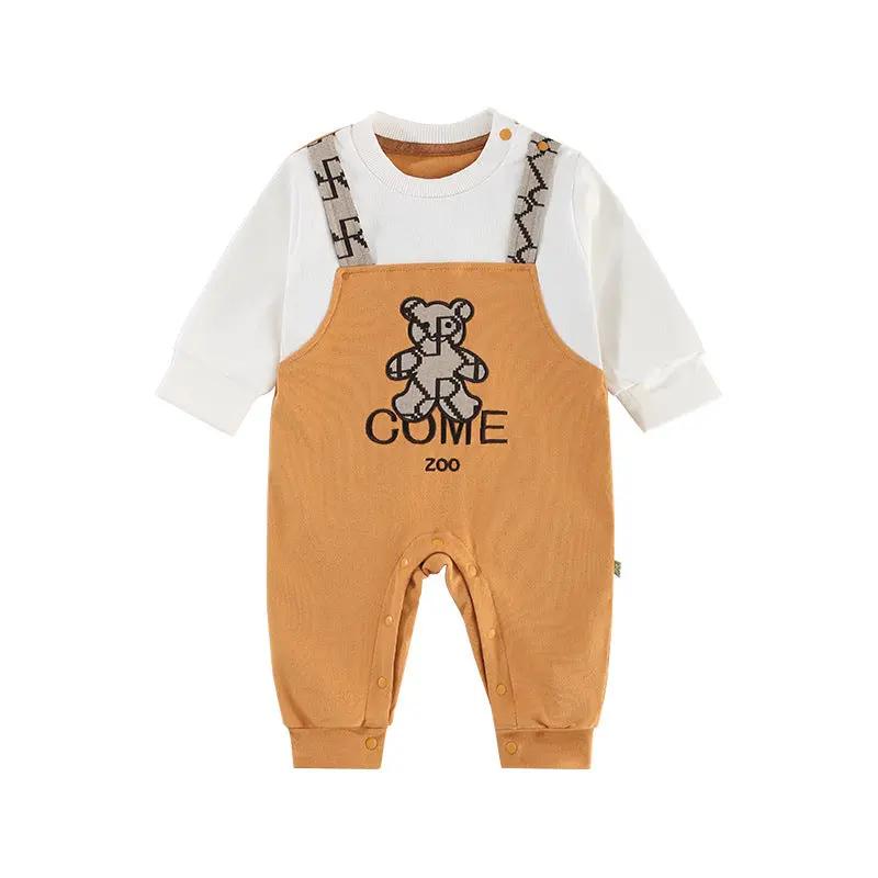 Bear Layered - Look Onesie (0 - 18 Months) - Mimou Babywear