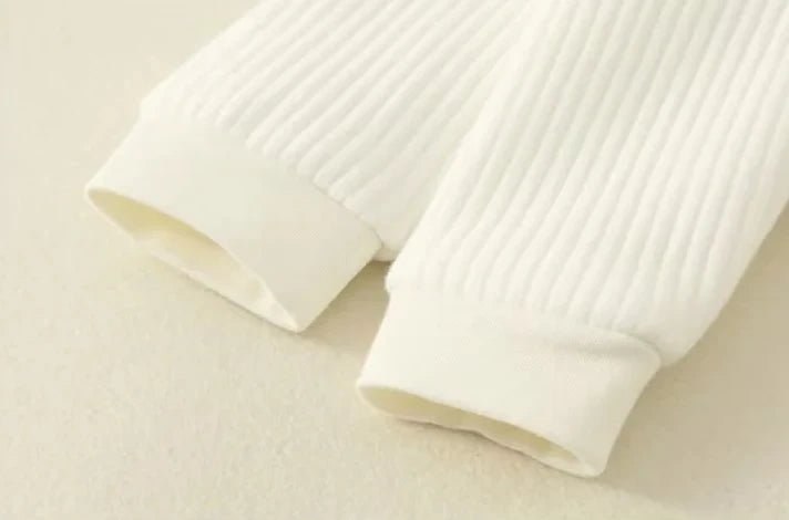 Bear Pocket Cotton Romper (3 - 18 Months) - Mimou Babywear