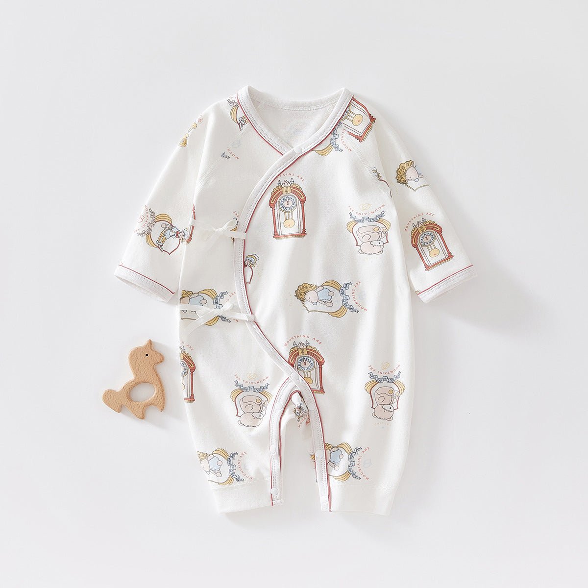 Butterfly Tie - Front Romper (0 - 18 Months) - Mimou Babywear