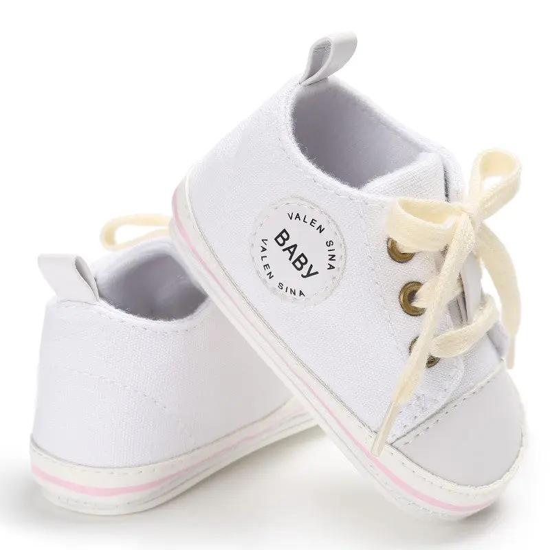 Canvas Lace - Up First Walkers (0 - 18 Months) - Mimou Babywear