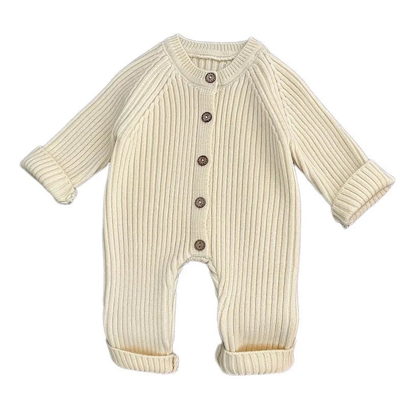 Chunky Knit Autumn Romper (3 - 18 Months) - Mimou Babywear