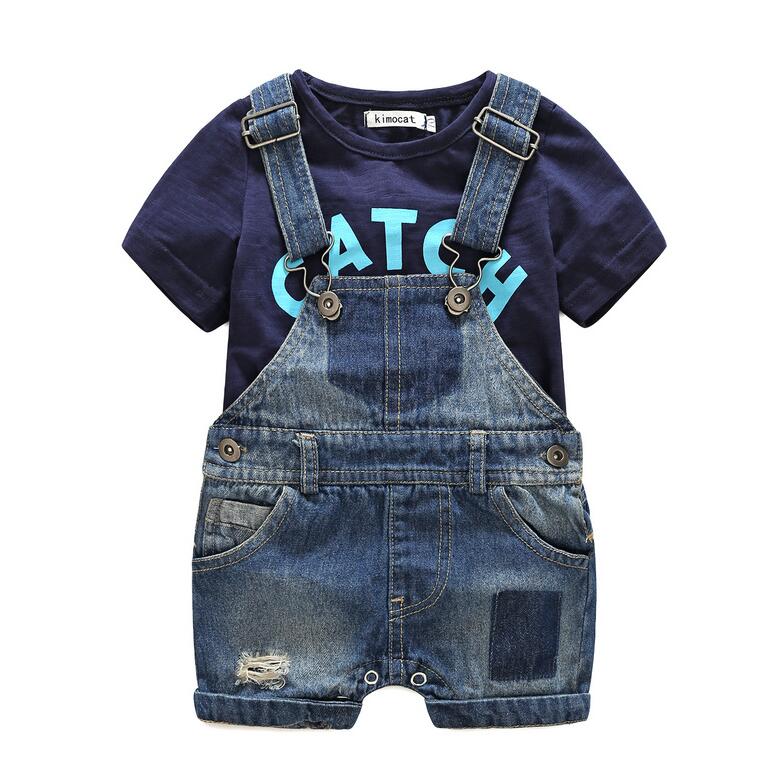 Classic Denim Overall Set (2 - Piece, 6M - 3Y) - Mimou Babywear