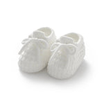 Classic Knit Booties with Tie (0 - 12 Months) - Mimou Babywear
