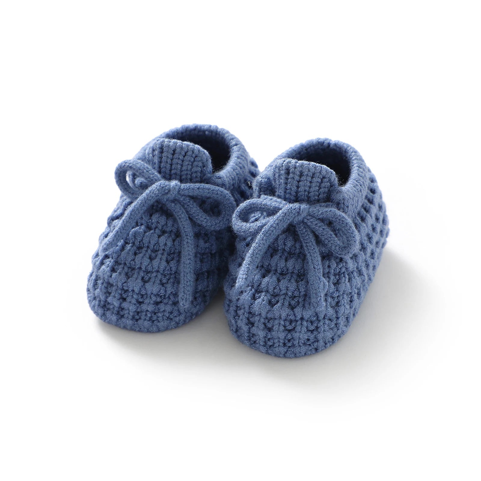 Classic Knit Booties with Tie (0 - 12 Months) - Mimou Babywear