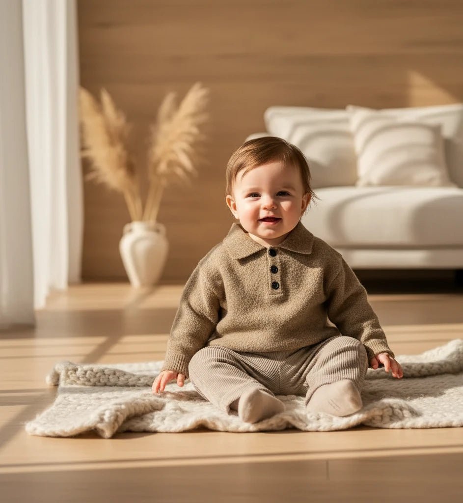 Classic Soft Knit Pullover (6M - 3Y) - Mimou Babywear