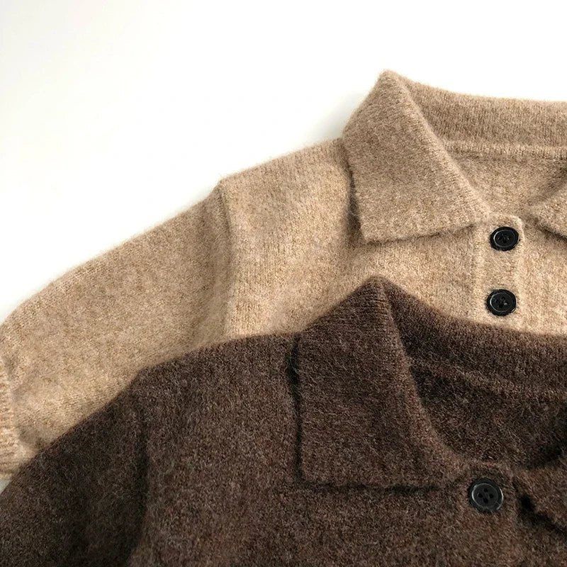 Classic Soft Knit Pullover (6M - 3Y) - Mimou Babywear