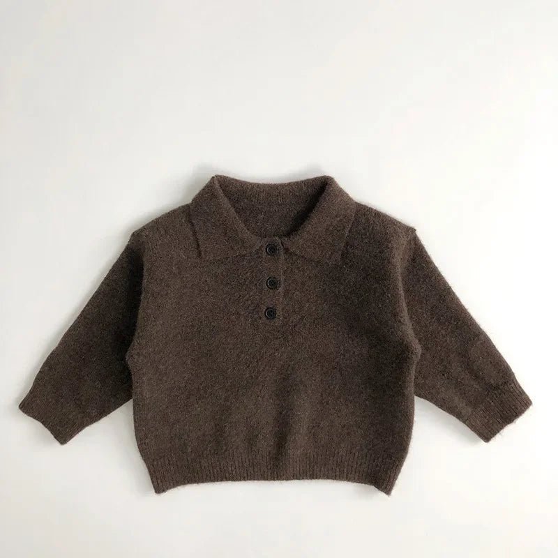 Classic Soft Knit Pullover (6M - 3Y) - Mimou Babywear