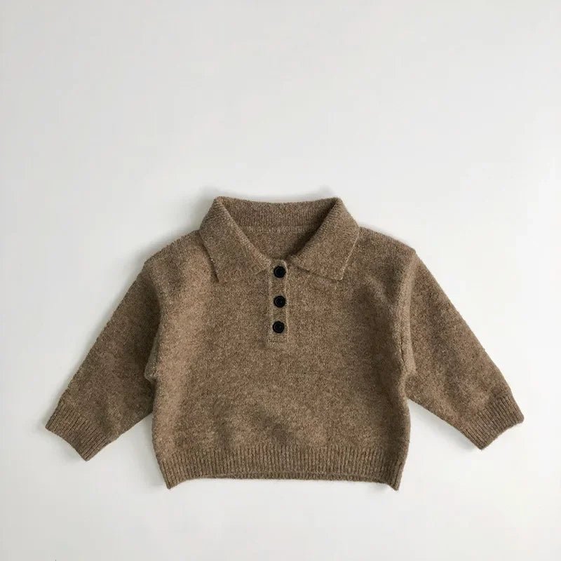 Classic Soft Knit Pullover (6M - 3Y) - Mimou Babywear