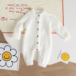 Cloud - Soft Plush Winter Romper (3 - 18 Months) - Mimou Babywear
