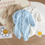 Cloud - Soft Plush Winter Romper (3 - 18 Months) - Mimou Babywear