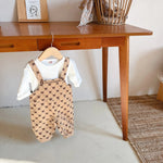 Comfy Bear Strap Overalls (0 - 24 Months) - Mimou Babywear
