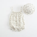 Cotton Outfit & Cap Set (2 - Piece, 0 - 12M) - Mimou Babywear