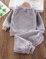 Cozy Bear Fleece Pajama Set (2 - Piece, 1 - 4 Years) - Mimou Babywear