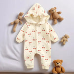 Cozy Hooded Winter Romper (3 - 18 Months) - Mimou Babywear
